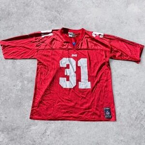 Vintage 90s Reebok New York Giants Jason Sehorn red football jersey Size Xl